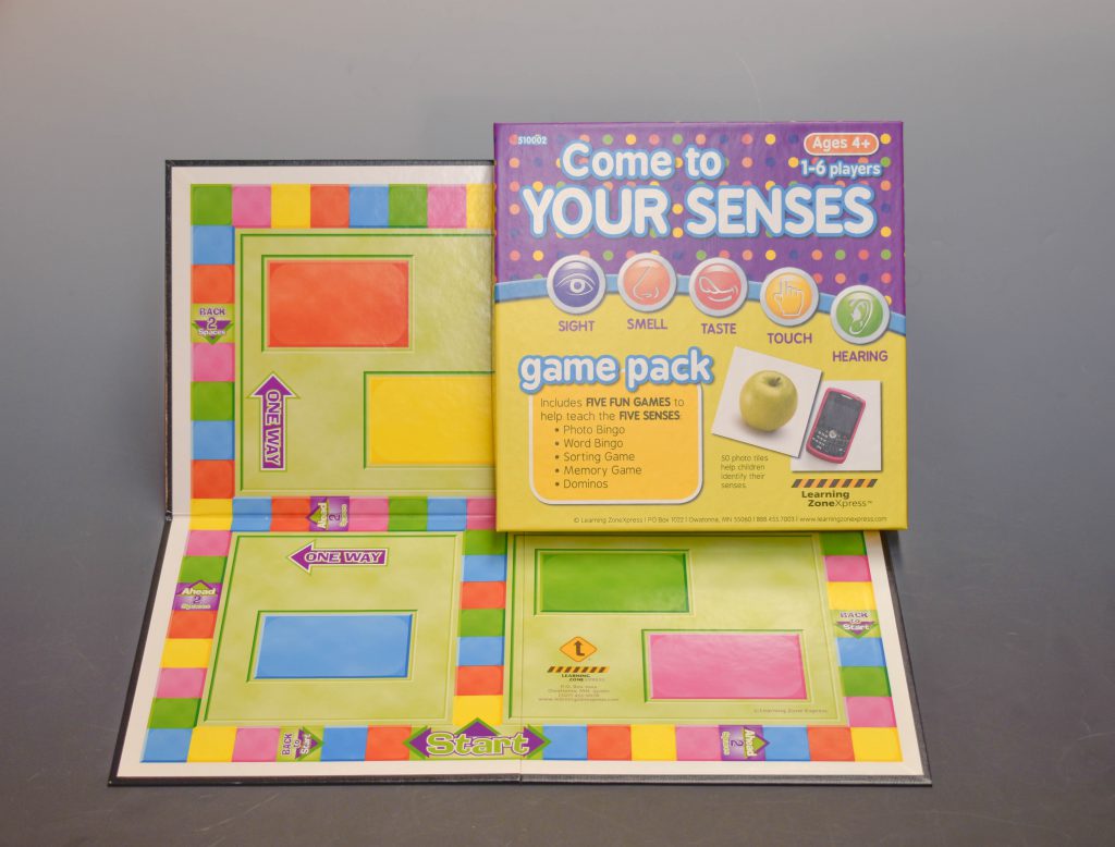 learning zone game board and setup box