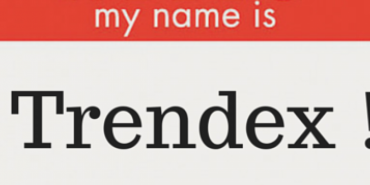 my name is Trendex graphic