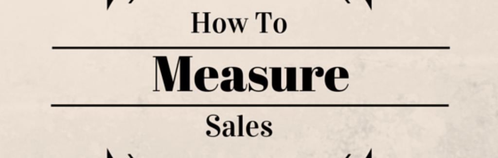 how to measure sales graphic