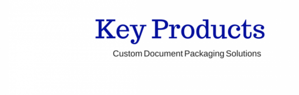 key products packaging logo