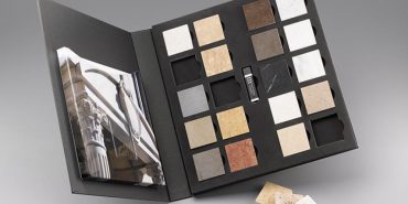 materials marketing tile sample case