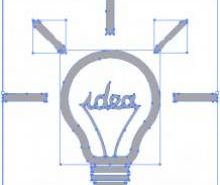 lightbulb idea graphic