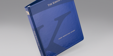 Kirwin group blue vinyl binder