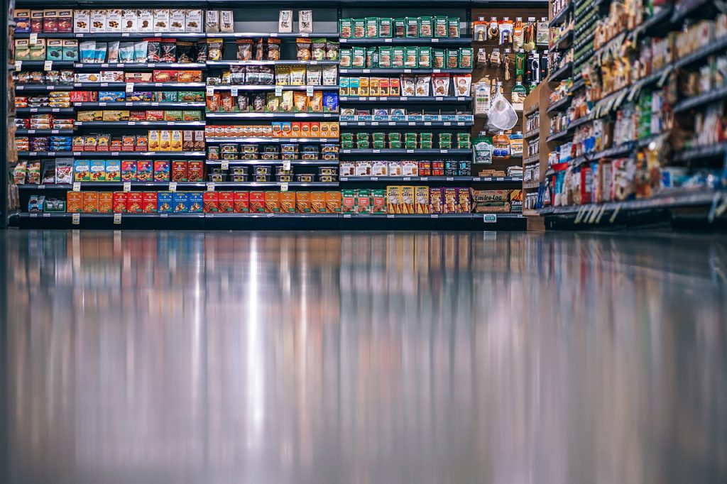 retail shop with many different product choices